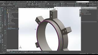 SolidWorks Cправочная плоскость.