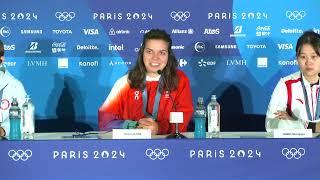 'I have no words' - shooter Leone celebrates first Swiss gold of Paris 2024.