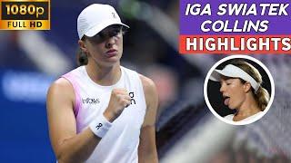 Iga Swiatek Brutal Performance vs Danielle Collins Excellent Tennis Highlights - Tennis Fun