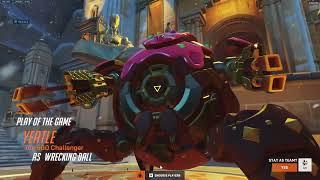 POTG! THIS IS HOW 3000+ HOURS OF HAMMOND BALL LOOKS LIKE - YEATLE WRECKING BALL OVERWATCH 2 SEASON 3