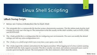 linux administrator: 6  User’s Home Directory  bash profile,  bashrc &  bash logout