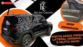 JEEP RENEGADE Instalamos Frisos Laterais Originais e Muitos Outros Acessórios - Rei das Capotas