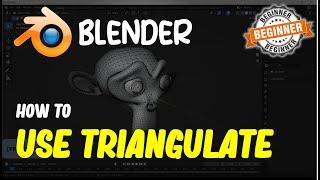 Blender How To Use Triangulate