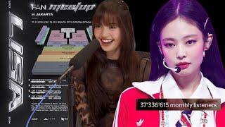 Lisa's move in the face of SEA fans' indifference, Jennie sets a record for listeners on Spotify