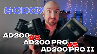 AD200 / AD200 Pro / AD200 Pro II WHAT'S THE DIFFERENCE?? Godox Flash Comparison