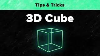 After Effects Tips & Tricks - 3D Cube