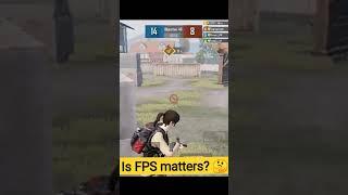 FPS matters a lot | pubg mobile shorts #shorts #pubgmobileshorts #Bgmi #bgmishorts