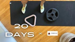 1/20 FULL BODY (no music) Self challenge for 20 days by  @CoachAli