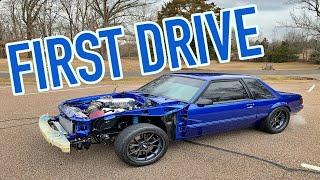 FIRST DRIVE of the 800+ horsepower, VIPER BLUE fox body!