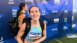 Annie Rodenfels explains her front-running strategy and hurdle struggles at 2024 Olympic Trials