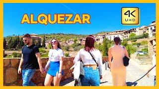 [4k] 4K UHD Video tour of Alquezar, Alquézar walking tour, Huesca- Aragon