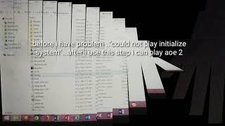 How to fix aoe2 (age of empires 2) could not initialize system