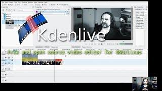 Let's open : Kdenlive video editing. Compositing, motion speed, etc...