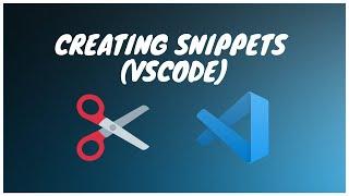 Creating Snippets in VSCODE (!djs command)