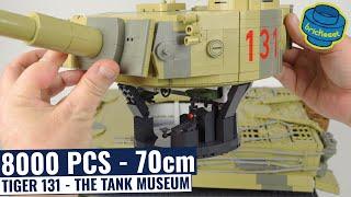 8000pcs- 70cm - Biggest&Most Detailed Tiger 131 Ever - COBI 2801 (Speed Build Review)