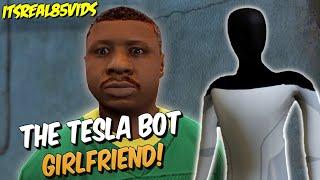 WHEN YOUR GIRLFRIEND IS A TESLA ROBOT!  ( FUNNY GTA 5 SKIT BY ITSREAL85VIDS)