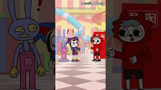 Hi, Pomni! - Wolf Joe meets Pomni (the amazing digital circus) #pomni