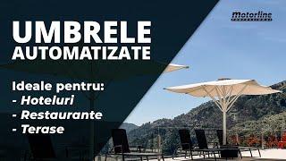 Umbrele automate pentru hoteluri, restaurante si terase | Motorline UMBRA