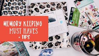 MUST HAVE SUPPLIES FOR MEMORY KEEPING + TIPS ON GETTING STARTED IN A HAPPY PLANNER