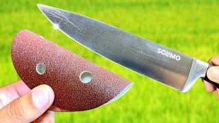 Knife Like Razor Sharp !! Sharpen Your Knife in 2 Minutes With This Tool