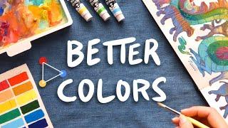 This video will improve the colors in your art & paintings. (really)