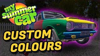 How to Paint Your Satsuma Custom Colors in My Summer Car!