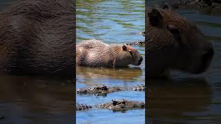CAPYBARA VS CROCODILE