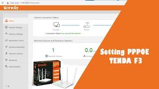 Cara Setting PPPOE Router Tenda F3