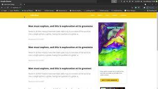 Responsive Blog site using PHP and MySQL | Student Project | Free Source Code