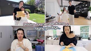 GETTING OUR MARRIAGE LICENSE + Saying Goodbye...