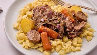 German-Style Pot Roast With Beer Gravy Recipe