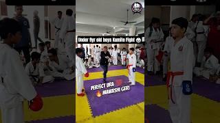 Karate Tournament Perfect Ura Mawashi geri  #karate #kumite #best #fight #kick #trending #shorts