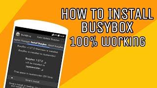 How to install busybox step by step 100% working || Dot Log