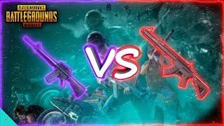 M16A4 vs MK47 (PUBG MOBILE)/Сравнение Оружия в Пубг Мобайл/ТУТОРИАЛ/ГАЙД