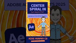 Center Spiral In Text Animation Preset in After Effects