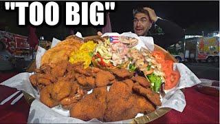 UNBEATABLE 10LB SEAFOOD PLATTER CHALLENGE | CRAZY Puerto Rican Seafood Challenge