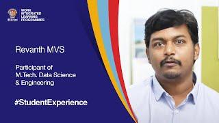 Student Speak | Revanth MVS | M. Tech. Data Science and Engineering for working professionals