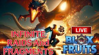 Doing Infinite Raids in Blox Fruit #roblox #tsb #rivals #bloxfruit