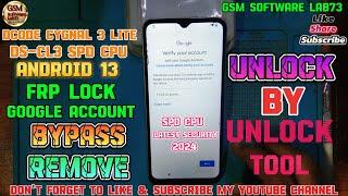 Dcode Cygnal 3 Lite FRP bypass Android 13|Dcode DS-CL3 SPD Cpu Google Account Remove|Unlock Tool