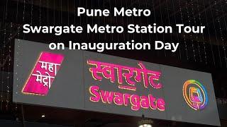 Pune’s Swargate Metro Station Tour and Metro Ride on Inauguration Day