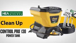 Wagner Control Pro 130 Paint Sprayer - Cleanup