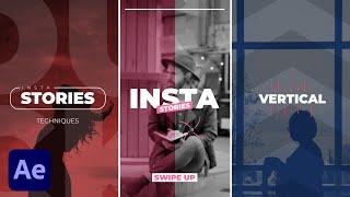 4 Vertical Video Motion Graphics in After Effects | "Instagram Stories"