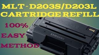 SAMSUNG MLT-D203S/D203L TONER CARTRIDGE REFILL AND REPAIR