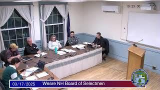 Board of Selectmen - March 17, 2025