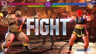 Street Fighter 6  Itazan (Rank #1 Zangief) Vs Kurobuchi (Rank #2 Marisa) SF6 High Level Match's!