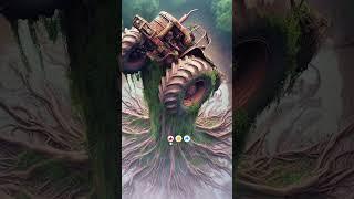 Nature Shorts: Amazing Exploration | Abandoned Tractor #shorts #horror