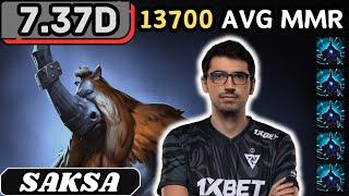 7.37d - Saksa MAGNUS Soft Support Gameplay - Dota 2 Full Match Gameplay