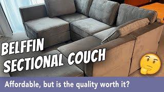 Belffin Modular Couch Review -- Worth $1400???