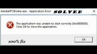 How to Solve AdobeIPCBroker.exe Application Error ।।new Technique ll  100% Guranted