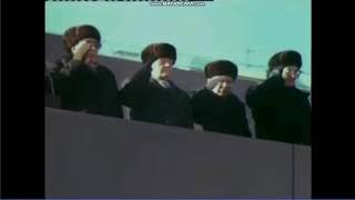 USSR anthem at 1982 October revolution day parade (in coior)